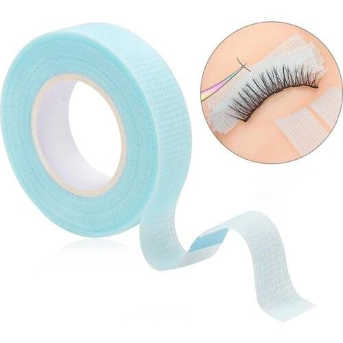 Eyelash Extension Blue Tape Sticker Isolation With Holes Breathable Sensitive Resistant Non-woven Patches Eye Pads Makeup Tool