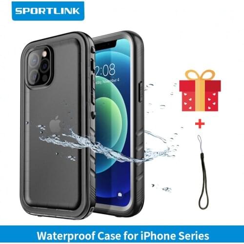 Waterproof Case For iPhone 12 Pro 11 Pro X XR XS MAX Case Swimming Diving Shockproof Cover for iPhone 11 Pro Max With Strap