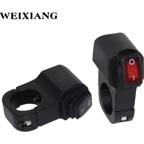 Waterproof 22mm 7/8" Motorcycle Handlebar Switches Headlight Fog Brake Light Switch