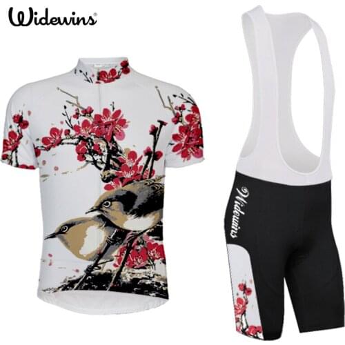 Female love short-sleeved cycling Jersey Ropa Ciclismo Plum professional womens cycling breathable bicycle clothing 5418