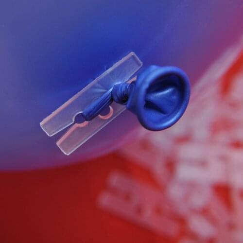 20Pcs "h" Shape Balloons Sealing Clip Ballon Buttons Clips Party Decor Wedding Birthday Christmas Party Decor Supplies