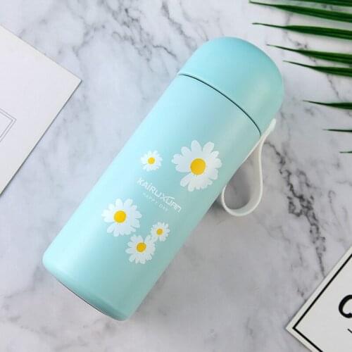 400ML High Quality Stainless Steel 304 Thermos Bottle Childrens Vacuum Flask Cartoon Travel Coffee Cups Insulated Lids Mug Term