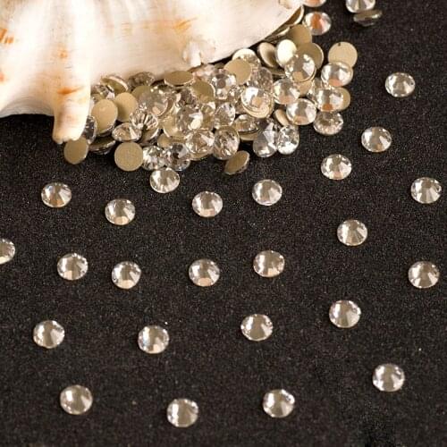 Charms 2058 Non Hotfix SS5 1440Pcs Crystal 101 FlatBack Rhinestones Glue on Crystal Nail Art Stone for Fashion DIY Decoration