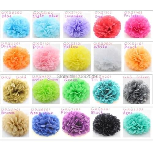 Free Shipping 200pcs/lot 4inch 10cm Tissue Paper Pom Flowers Balls Wedding Birthday Party Decoration
