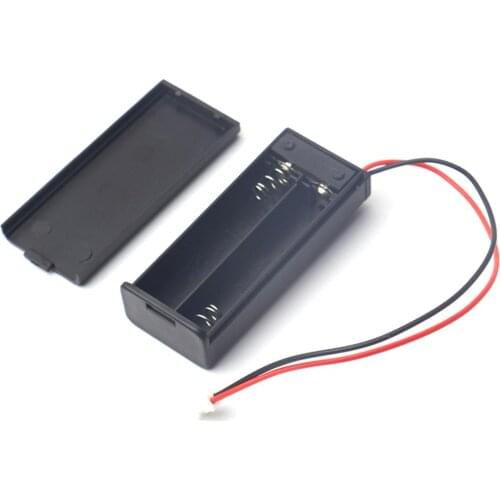 Battery Box 2 Section AAA For Microbit Battery Case With Cover Switch With Terminal