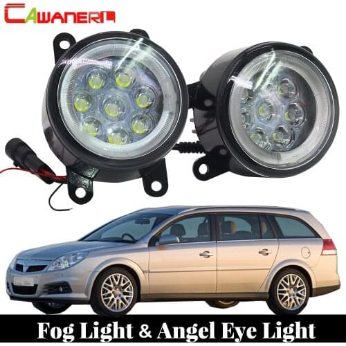Cawanerl Car Styling LED Fog Light Angel Eye Daytime Running Light Lamp DRL For Opel Vectra C 2002 2003 2004 2005 2006 2007 2008