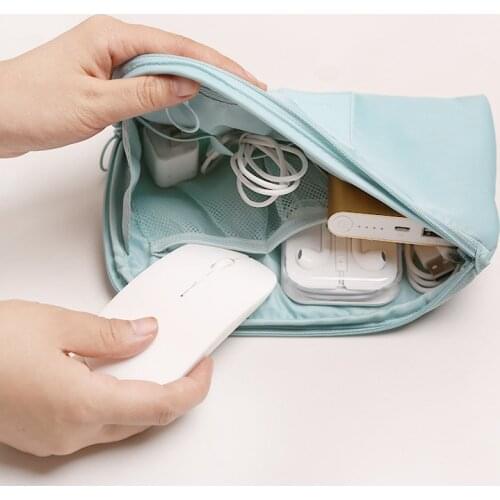 Mobile Kit Case High Capacity Storage Bag Digital Gadget Device USB Cable Data Line Travel Insert Portable Storage Case