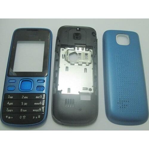 Black Blue Full Body Housing Cover and Keypad FOR Nokia 2690 HOUSING BODY BEZEL KEYBOARD With Open Tools