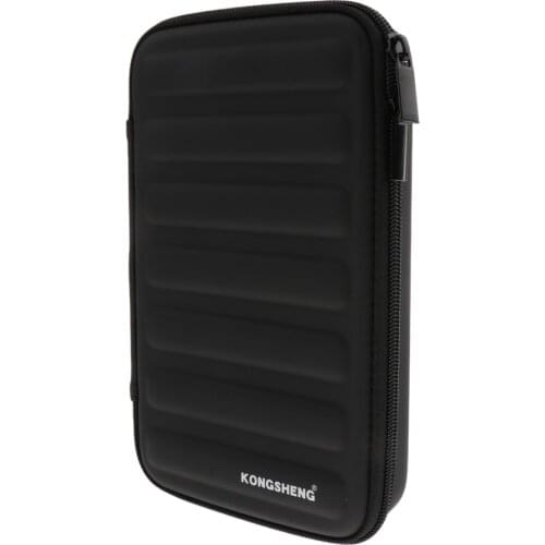 Black EVA 10 Holes Harmonica Bag Holder Harmonicon Mouth Organ Container Organiser Protective Accessory