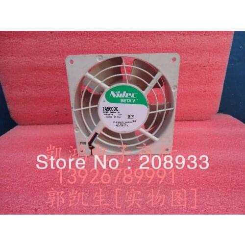 For nidec A34538-90 12V 2.7A 12750 automotive supercharger violence fan 13CM+cooling fan