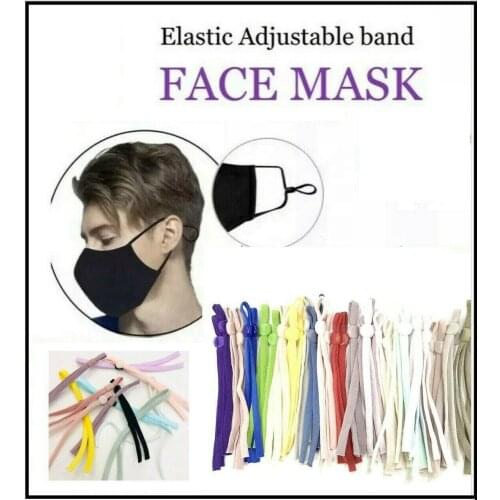 Elastic Rope Adjustable Elastic Buckle Band Cord Stretch String For DIY Mouth Mask Accessory Sewing Stretch Rope Wholesales