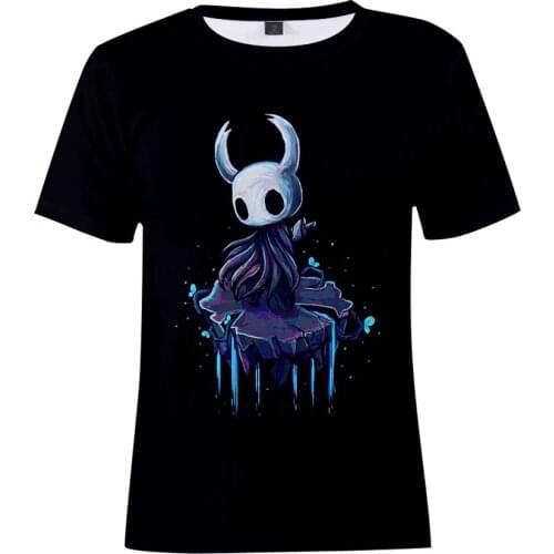 Hollow Knight T Shirt Action Adventure Game 3D Print Cosplay Summer Short Sleeve Sports Tops Men Women Tee Shirt Kids Top