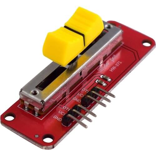 HOT-Mini Slide Potentiometer 10KΩ Linear Module Dual Output For Mcu Arduino Arm Avr Electronic Block For Single Chip Mini Module
