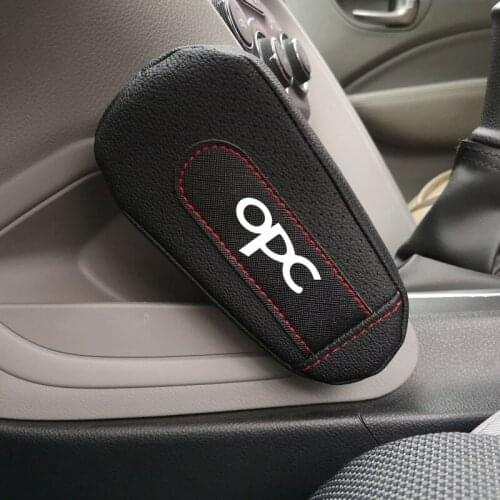Pu Leather Knee Pad handrail pad Interior Car Accessories For Opel Zafira Vectra Insignia Regal Lacrosse Astra Corsa Mokka Opc