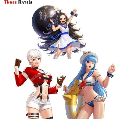 Three Ratels B622 Chang Pretty Kula Swimwear And Yashiro Pretty KOFA Decals Car Stickers Vinyl Material Waterproof Protected