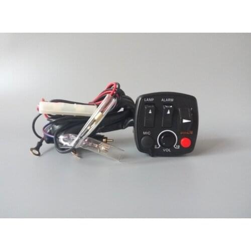 Multifunctional combined switch control with alarm, siren,lamp,Microphone,adjust volume function for motorcycle motorbike