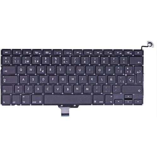 New Spanish Keyboard For MacBook Pro 13" A1278 SP keyboards 2008 2009 2010 2011 2012 No backlight