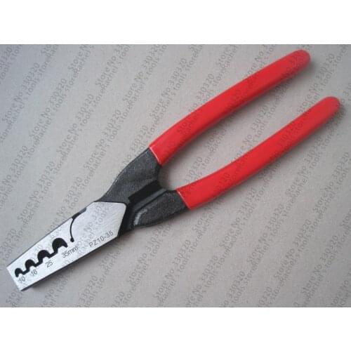 Germany style crimping tool for wire end terminals 10-35mm2,cable ferrules crimping pliers PZ10-35