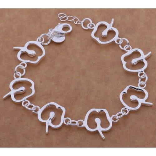 Wholesale High quality silver plated Fashion jewelry Bangles bracelet WB-155