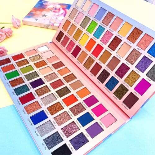 ICYCHEER 88 Color Eyeshadow Palette Colorful Shadows Palett Glitter Highlighter Shimmer Make Up Pigment Matte Eye Shadow Pallete