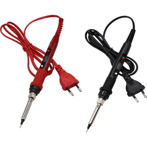 80W Soldering Iron LCD Digital Display Temperature Adjustable 220V EU Electric Solder Iron Set Welding Rework Station Repair Kit