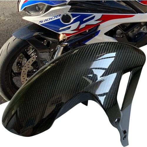 S1000RR S1000R HP4 2019 2020 Carbon fiber Front Fender Splash Mud Dust Guard Mudguard For BMW S1000RR S1000 RR S 1000R 2019 2020