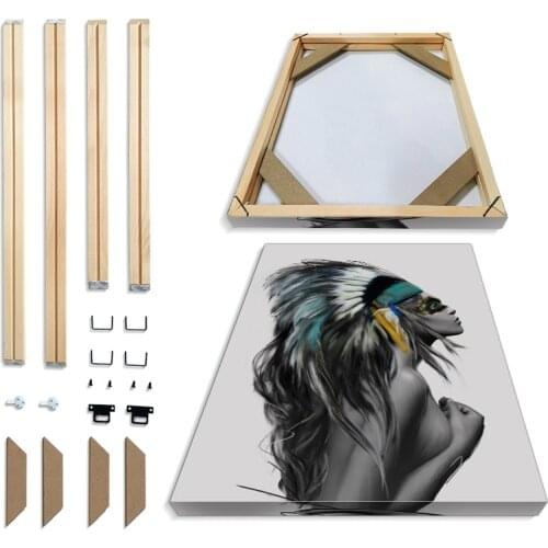 Simplicity Painting Frame Wooden Picture Framed Upper DIY Solid Wood Wall Frame Camphor Pine Composite Decoration Gift