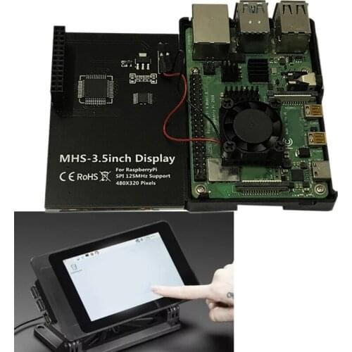 Raspberry Pi 4 Touchscreen, 4 inch 60+fps 800x480 Resolution Raspberry Pi H054