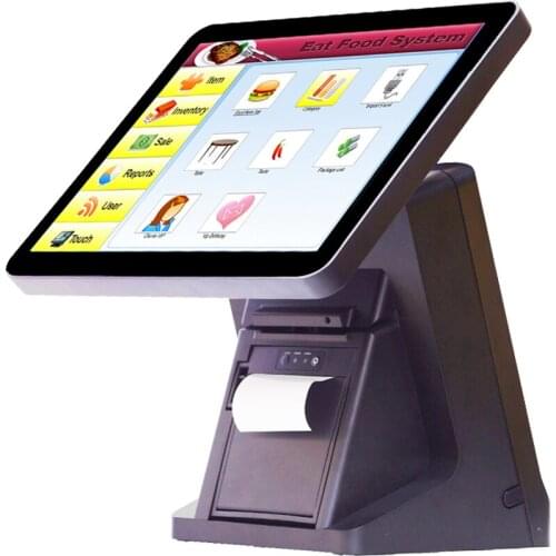 Windows POS Systems PC POS Terminal 15 inch Point of sale Desktop POS All in one for retail