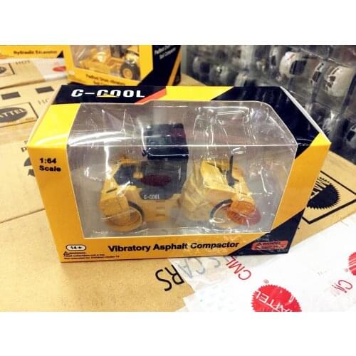 1/64 Diecast Construction vehicles Vibratory Asphalt Compactor C-COOL Model