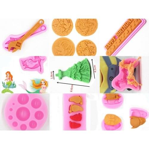 1pcs silicone mold chocolate mould cake decorativeDIYseries baking kitchen tools