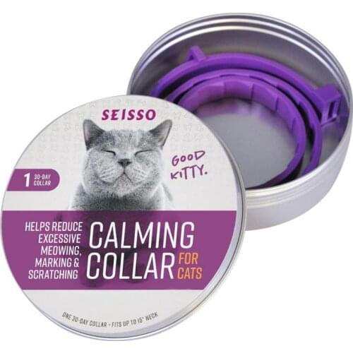 1Pc Calm Cat Collar Cat Calming Collar Pet Calm Collar Cat Comforting Collar Relieve Anxiety Soothing Pet Products
