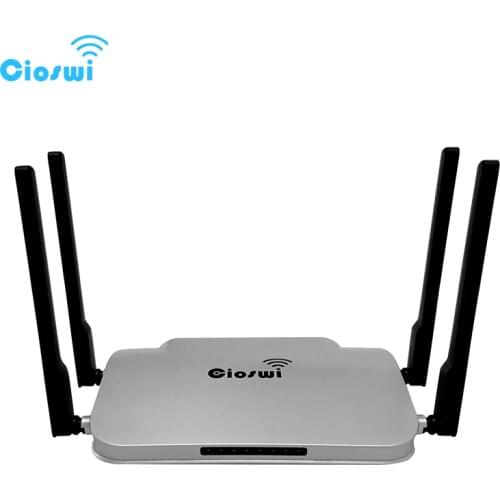 1 WAN 4 LAN Wireless WiFi Gigabit Router 1200Mbps 512MB 5Dbi High Gain Antenna Dual Band 2.4G+5GHz MT7621 Chipset OpenWRT Router