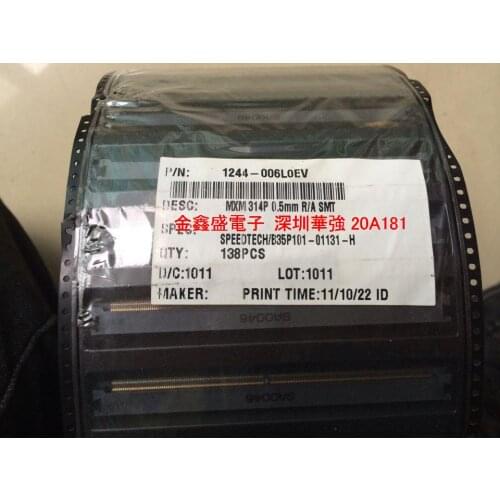 10pcs/lot S-TECH MXM Connector 314P 0.5mm R/A B35P101-01131-H