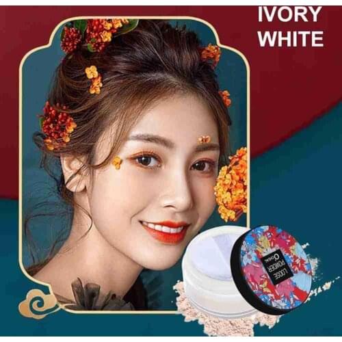 2 Colors Face Makeup Powder Loose Powder Face Makeup Contain For Face Finish Skin Waterproof Face Comestics Powder Loose Po X8p5