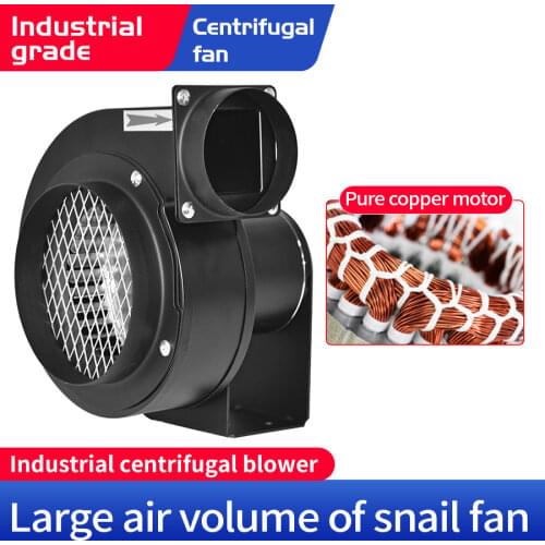 220V Small Strong industrial Horizontal Flow fan external rotor motor centrifugal blower fan