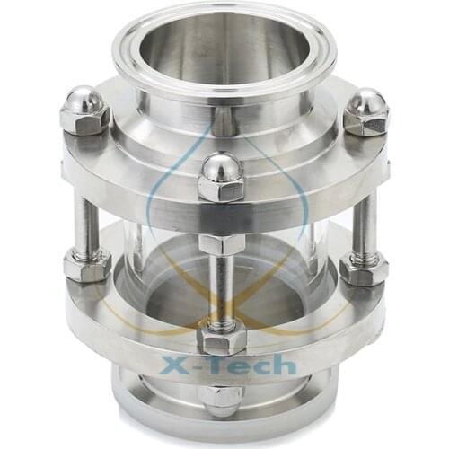 4" 102mm mm Short Sight Tower, Tri clamp Sight Glass