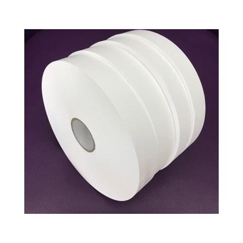 Blank white nylon label non-woven fabrics/Package barcode printed tape / nylon blank label / synthetic tape non-woven label