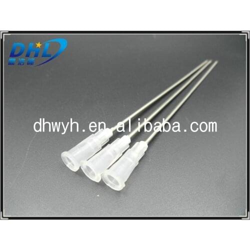 Free Shipping 1.27MM/10CM Needle Pumping Ink Long Safe Blunt Refill Needle Ink Cartridge CISS DIY Parts Syringe Needle