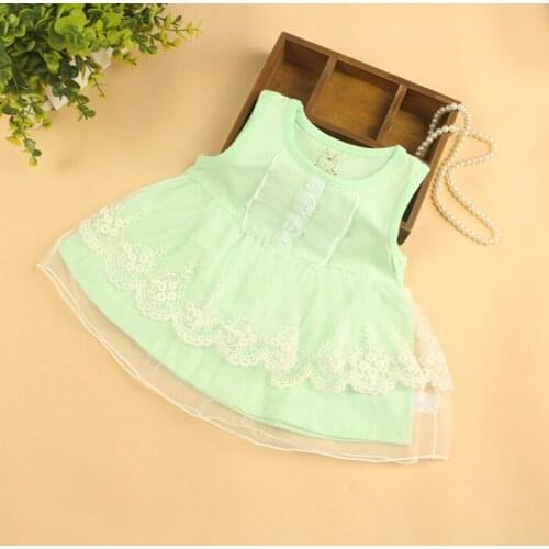 Free Shipping Baby Girls Princess Dresses Baby Cute Lace Dress Baby Girls Summer Dresses