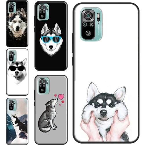 Siberian Husky Dog For Xiaomi Redmi Note 10 Pro 8T 9S Note8 Note9 Pro Case For Redmi 9 9T 9A 8A 7A 9C Cover