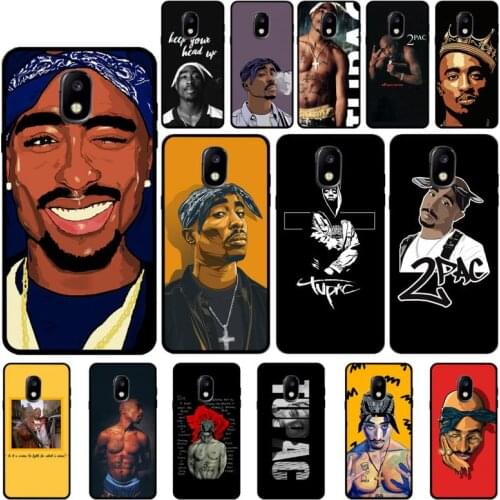 Yinuoda Rapper 2pac Tupac Shell Phone Case For Samsung Galaxy J7 J6 J6PLUS J8 J4 J4Plus J7DUO J7NEO J2 J5 J6 J7 Prime