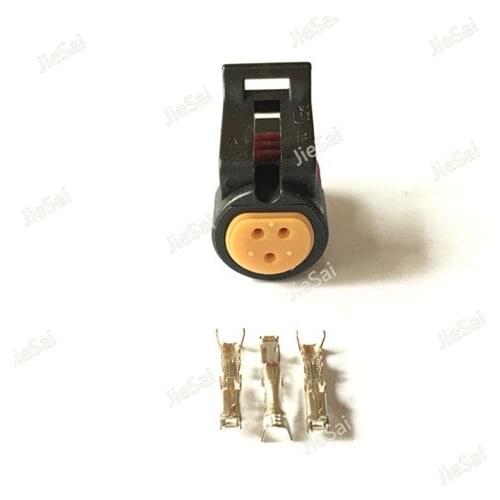Delphi 3 Pin Ford Fuel Injector Diesel Common Rail And Crankshaft Sensor Connector Female