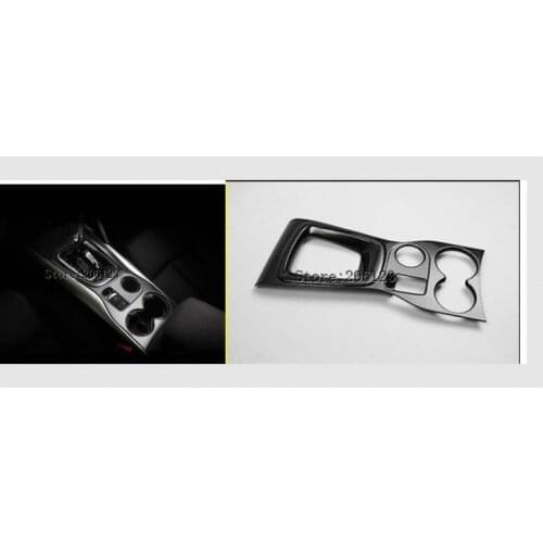 For Renault Kadjar 2016 2017 2018 Gear Shift Box Panel Frame Cover Trim Chrome Interior Water Cup Decoration Car-Styling