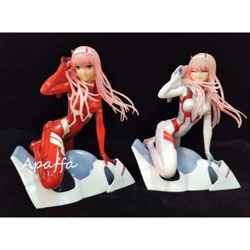 16cm Anime Figure Darling in the FRANXX Figure Zero Two 02 Red/White Clothes Sexy Girls PVC Action Figures Toy Collectible Model