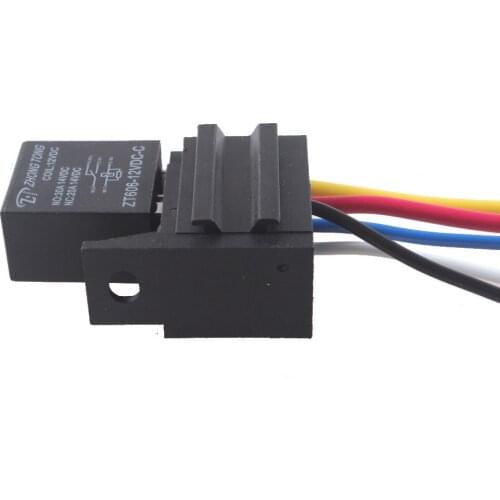 EE support 30A AMP 12V Relay Kit For Electric Fuel Pump Light Horn 5Pin 5 Wire Car Styling