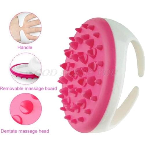 New Handheld Bath Shower Anti Cellulite Full Body SPA Bath Shower Bristle Brush SPA Body Massage Brush Slimming Beauty