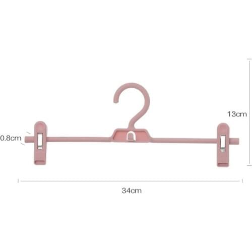 New Skirt Peg Hanger Pants Fix Clip Hanger Stand Trousers Clothespin Hanger Adjustable Pinch Grip Drying Rack Space Saving Hook