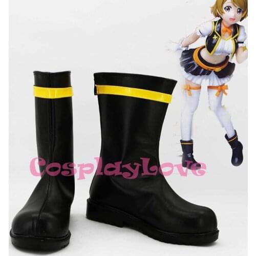 Newest Custom Made Japanese Anime Lovelive! EGA No brand girls Koizumi Hanayo Cosplay Shoes Boots For Halloween