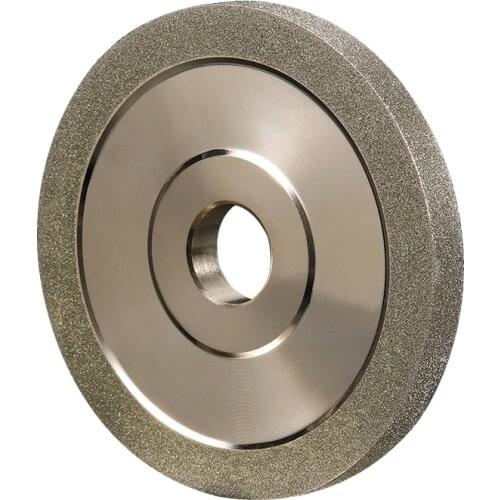 100x10x20x10mm Flat Diamond Grinding Disc for Sharpening Tungsten Steel Milling Cutter SDC Electroplated Grinding Wheel